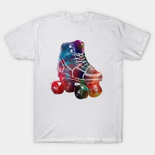 roller skates sport art #roller #skates T-Shirt